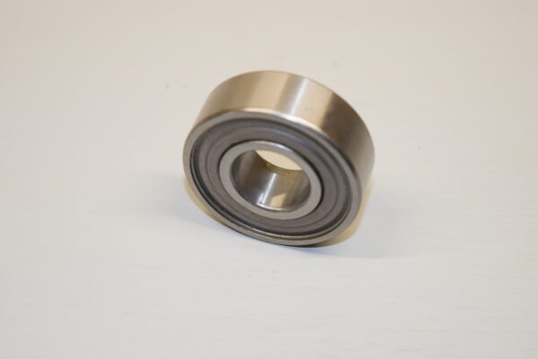 A close up of a ball bearing on top of a table