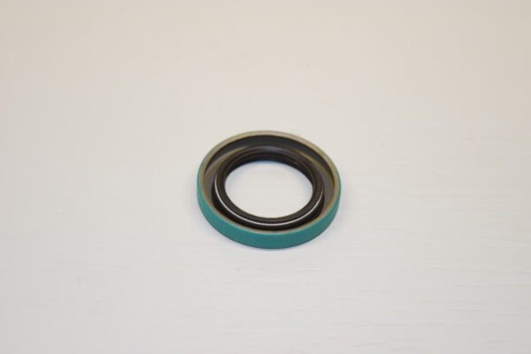 A close up of a rubber seal ring
