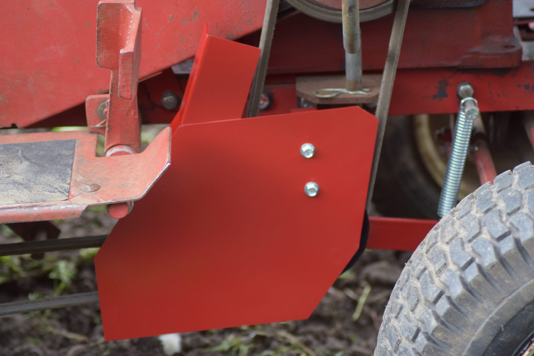 Tiller Bracket with Guard and 110265 Belt for Wheel Horse Wheel