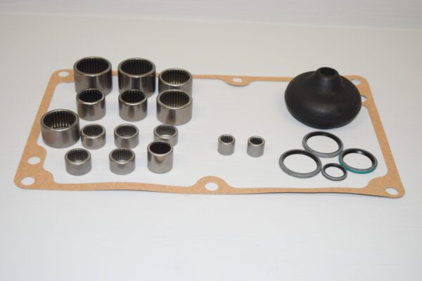 A group of parts that are sitting on top of a table.