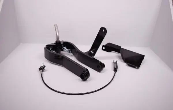 A black handle and two wires are connected to the handlebar.