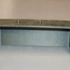 Metal bracket with mounting holes, gray color.